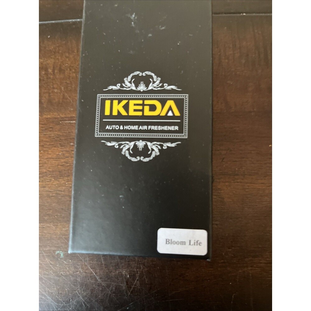 Ikeda Auto And Home Air Freshener, Sandalwood Charm, Orange